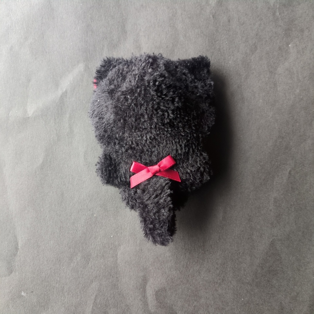 くろねこ ぬい服 着ぐるみ ほわぬい 8センチ