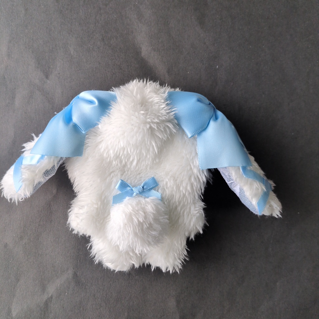 モフ白 たれみみうさぎ 水色 ロリータ フレンチ 量産 ぬい服 着ぐるみ