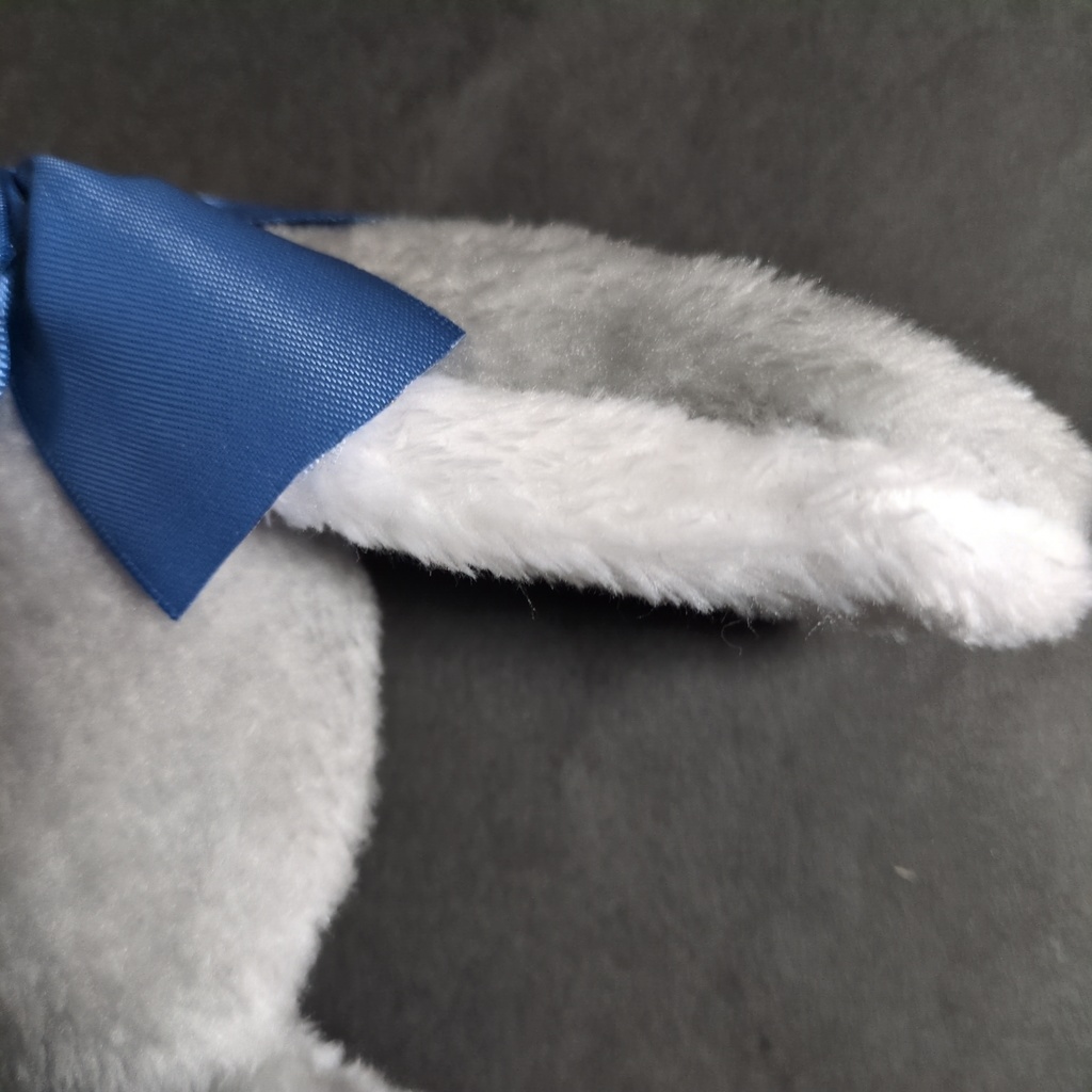 ちびぐるみ グレー たれみみ 着ぐるみ くすみブルー