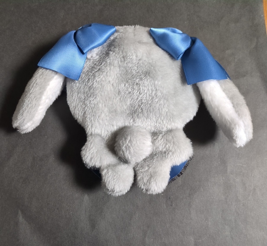 ちびぐるみ グレー たれみみ 着ぐるみ くすみブルー