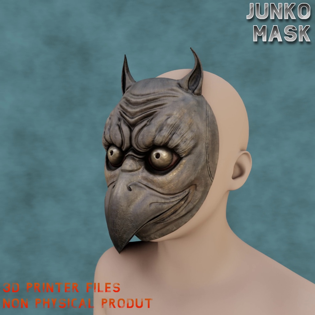 サイレント ヒルf 風 絹田潤子 仮面 (未塗裝) Silent Hill f