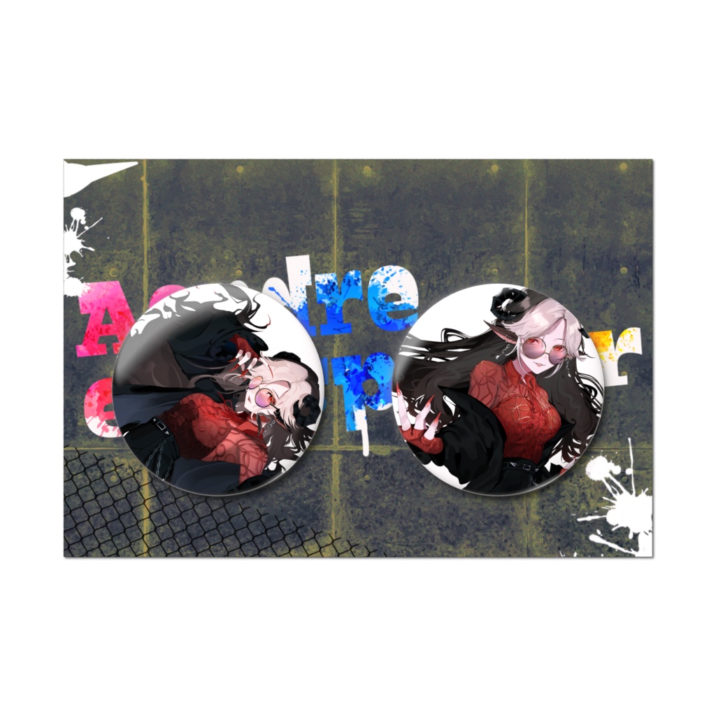 【骨髄羊】缶バッジセット（２個セット）