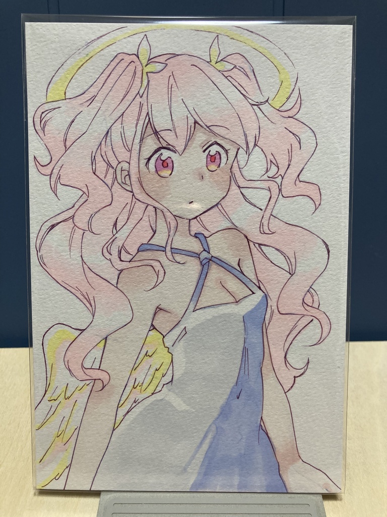 ドローイング（手描き原画）003番「風を含み」