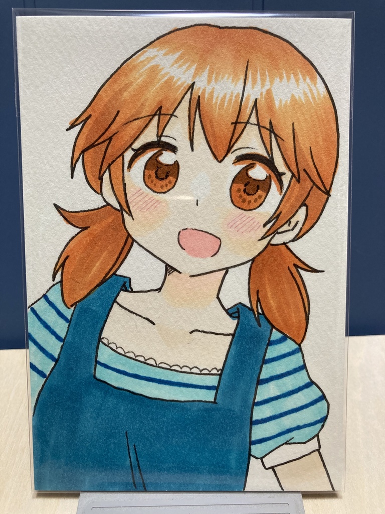 ドローイング(手描き原画)013番「元気の色」