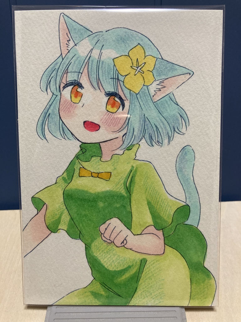 ドローイング（手描き原画）018番「陽光」