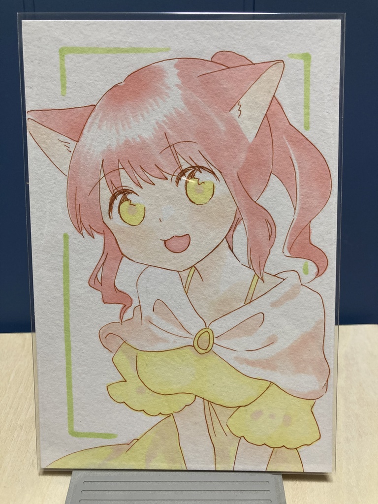 ドローイング（手描き原画）021番「ねえねえ」