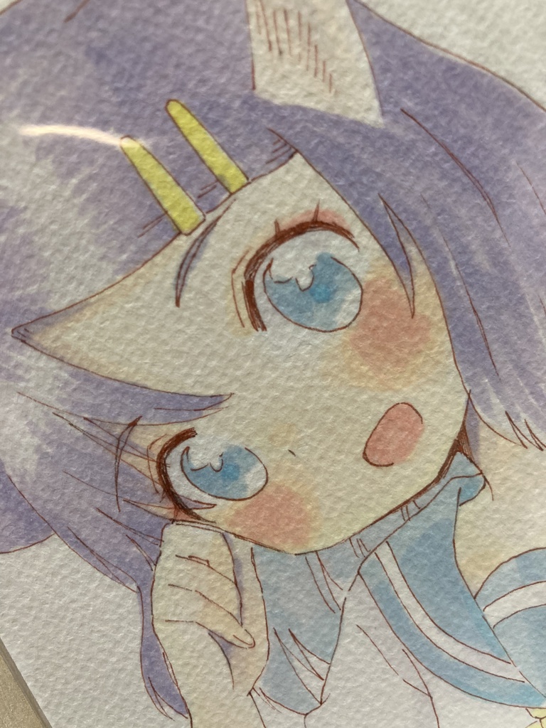 ドローイング(手描き原画)028番「好きな子」