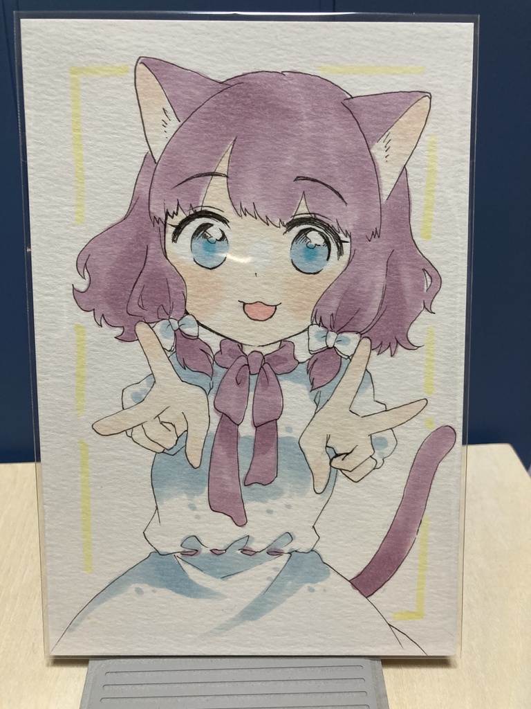 ドローイング(手描き原画)030番「ピース&ピース」