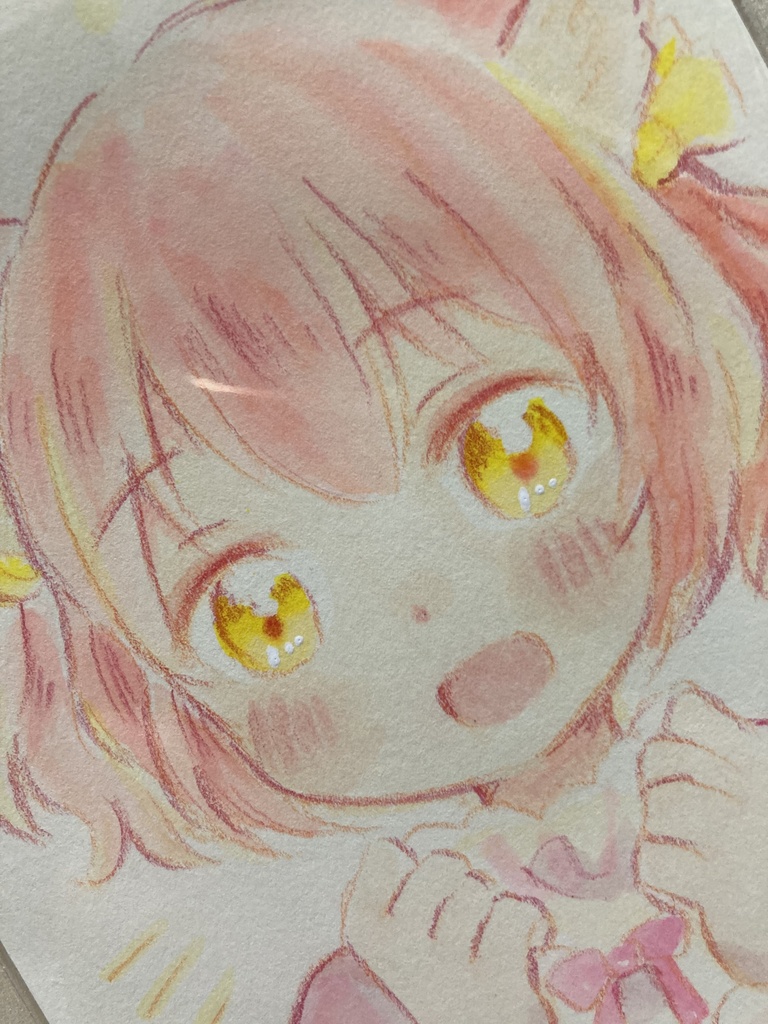 ドローイング(手描き原画)033番「元気いっぱいで」