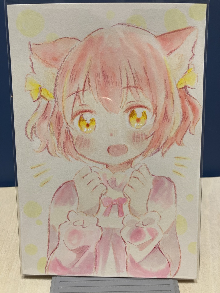 ドローイング（手描き原画）033番「元気いっぱいで」