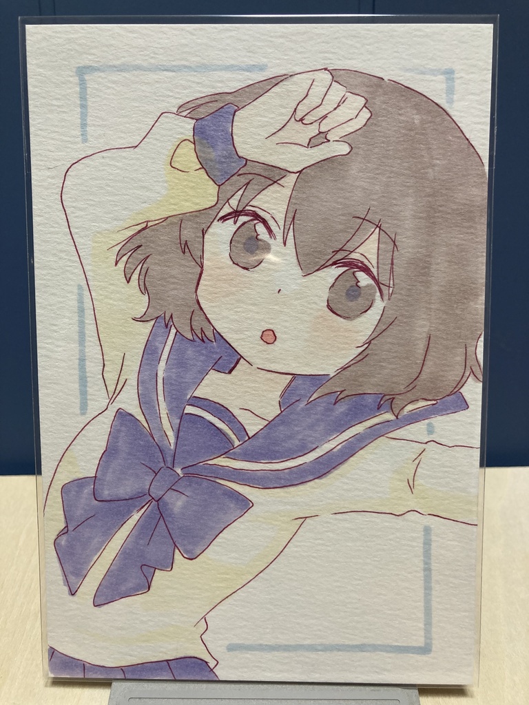 ドローイング(手描き原画)036番「青春の幕間」
