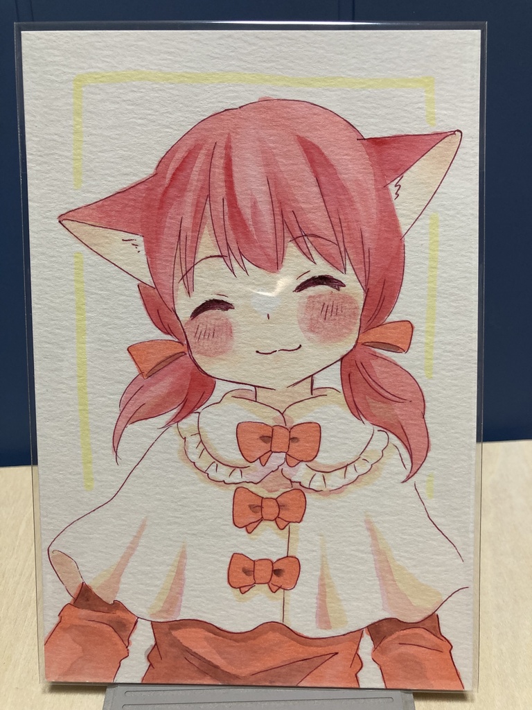 ドローイング(手描き原画)040番「にっこにこ」