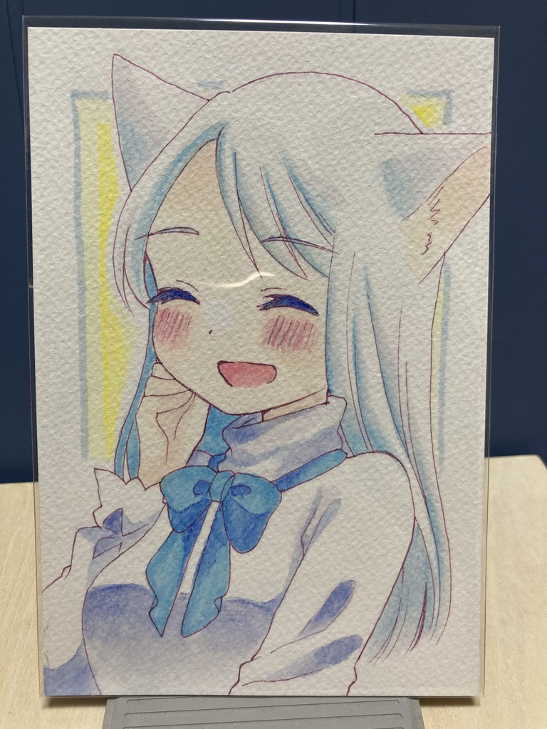 ドローイング(手描き原画)041番「楽しくて」