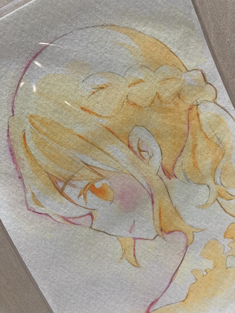 ドローイング(手描き原画)048番「静かな優しさ」