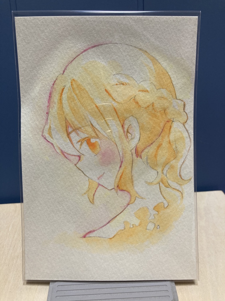 ドローイング（手描き原画）048番「静かな優しさ」