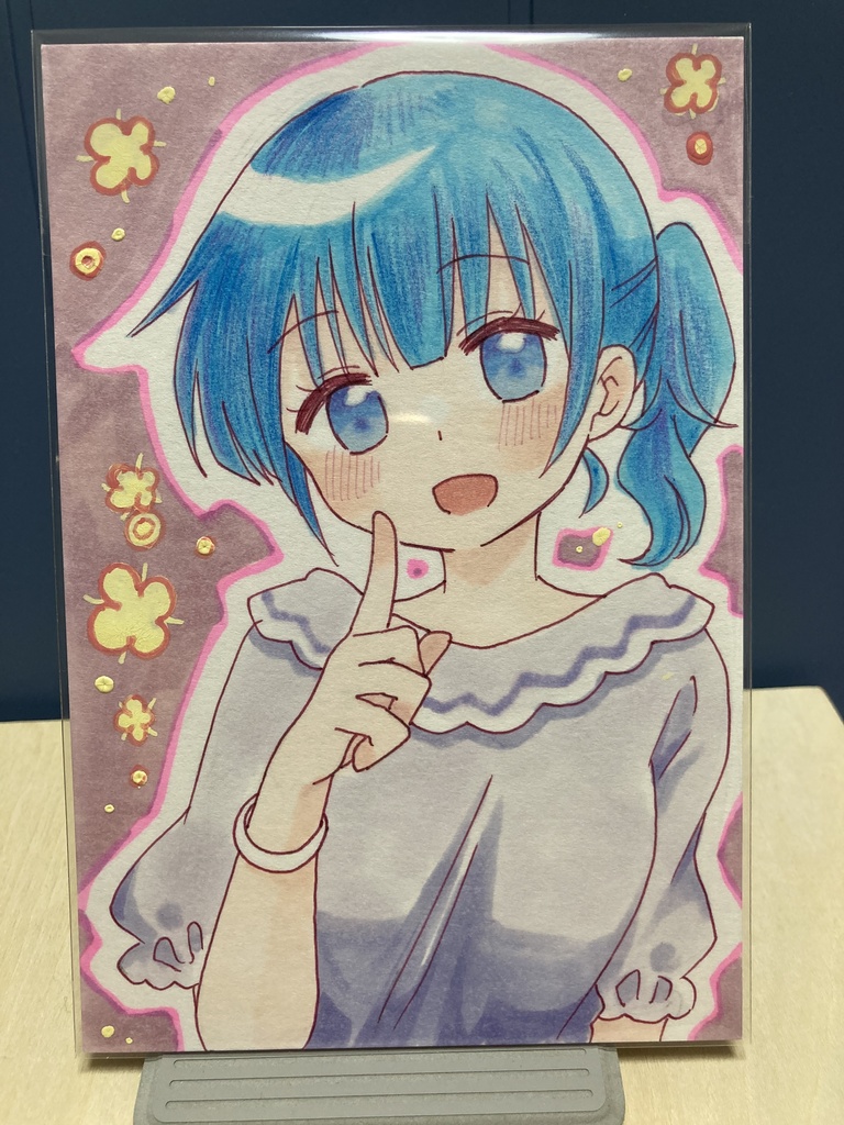 ドローイング(手描き原画)053番「秘密のかおり」