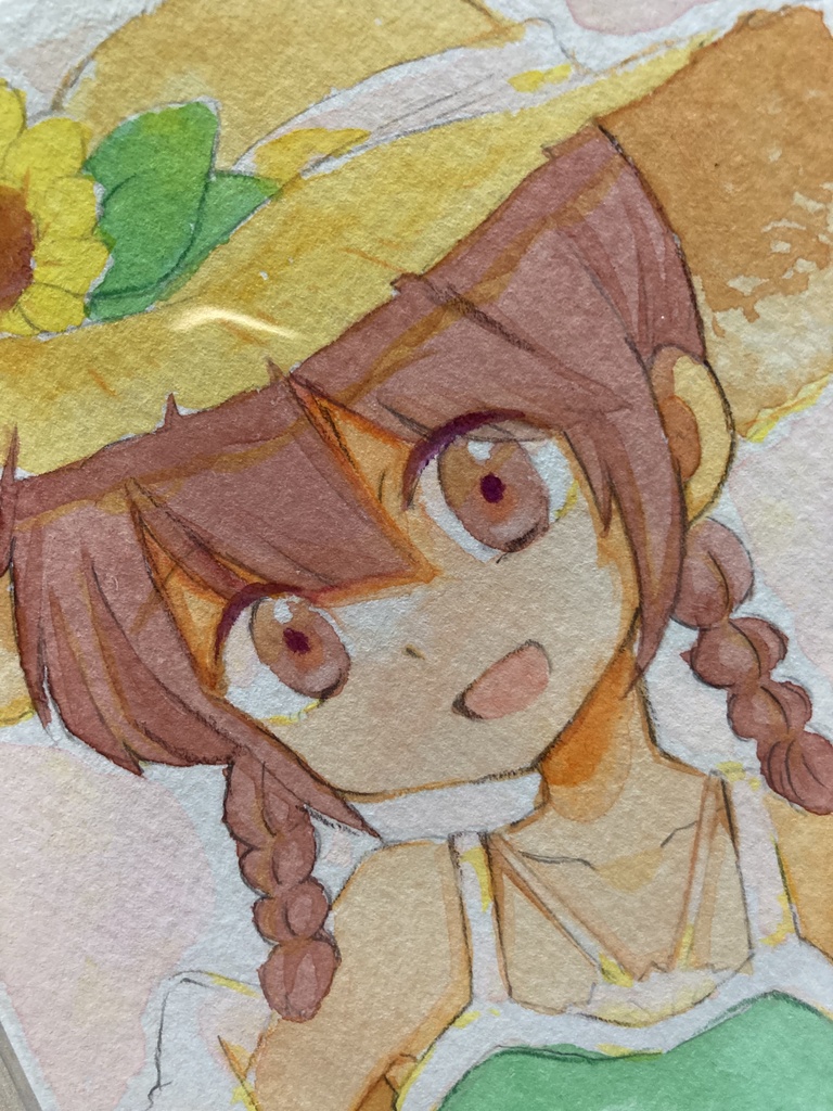 ドローイング(手描き原画)056番「日差し」