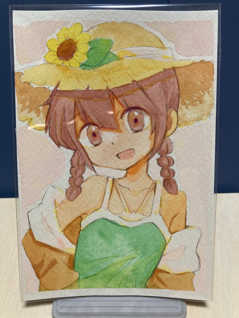 ドローイング（手描き原画）056番「日差し」