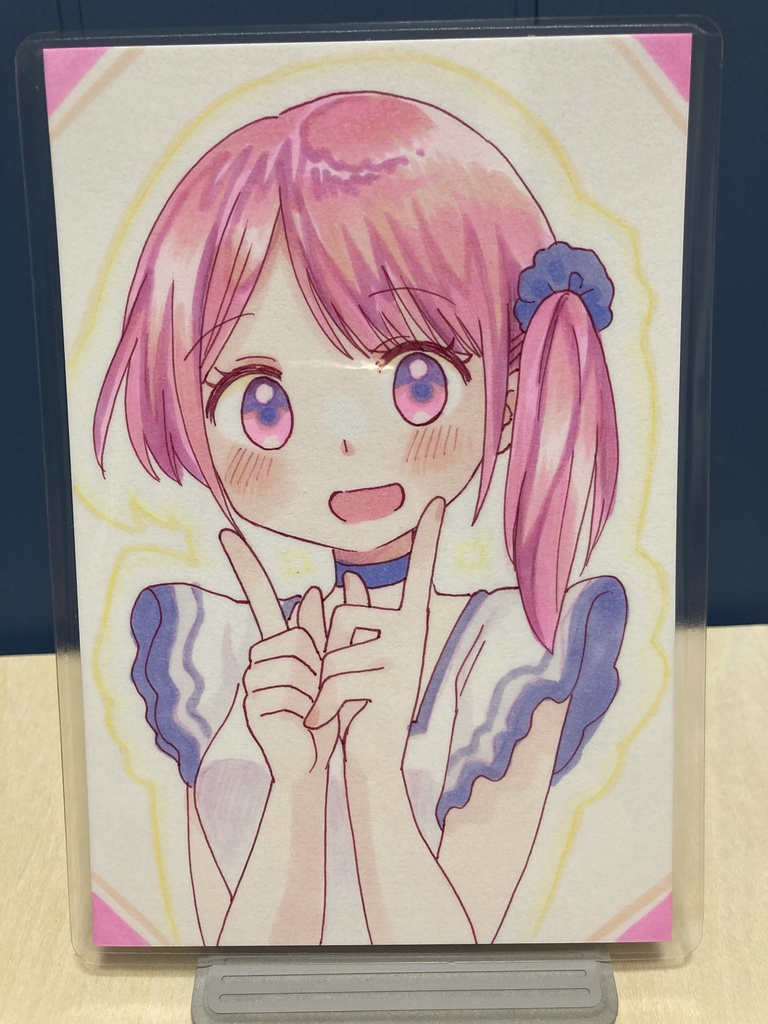 ドローイング(手描き原画)058番「あのね、あのね」