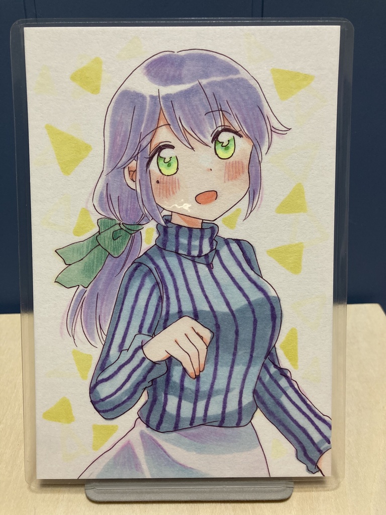 ドローイング（手描き原画）059番「隣のお姉さん」