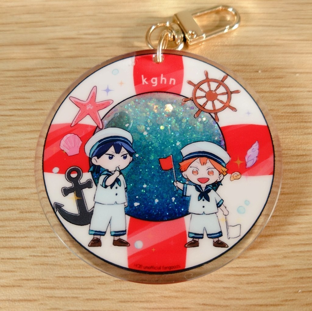 影日グリッターオイルアクキー