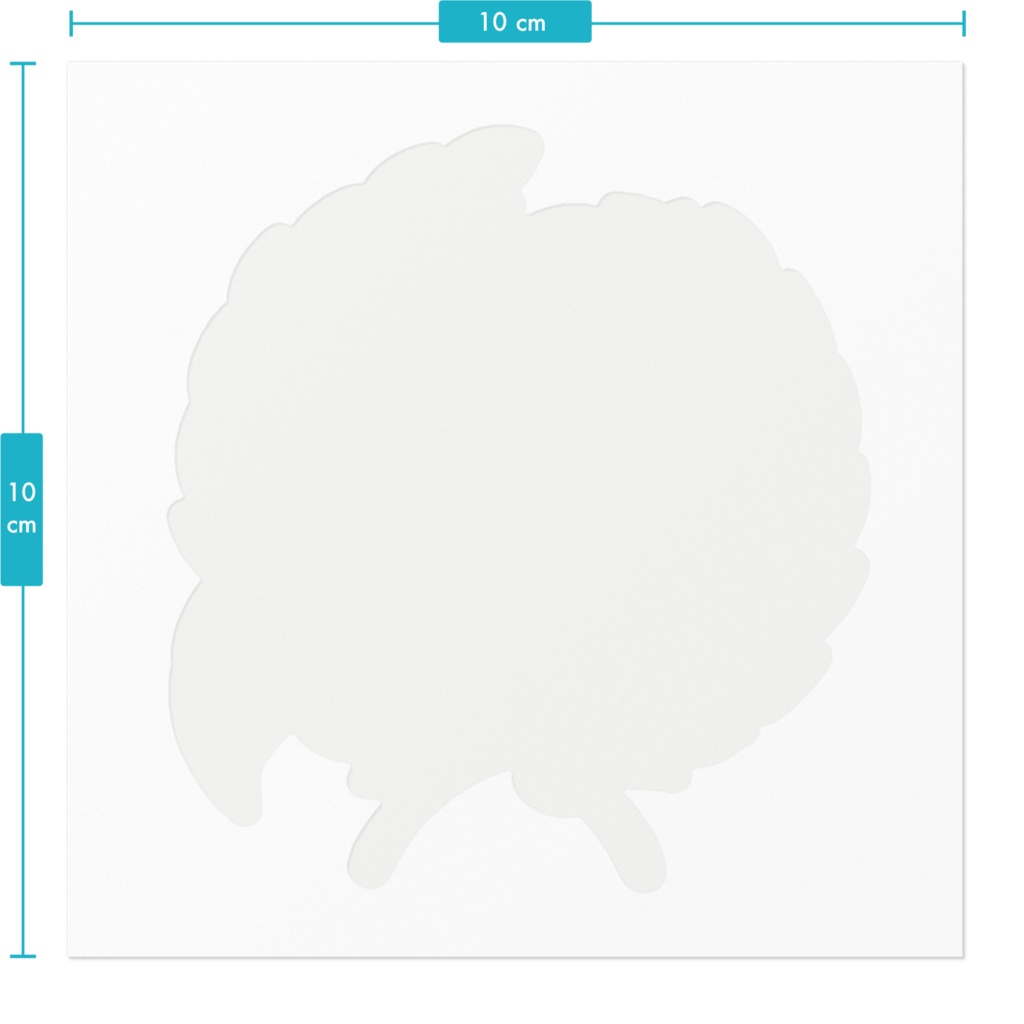 オリジナルステッカー(こゃっこ・100×100(mm) バリエーション4種)