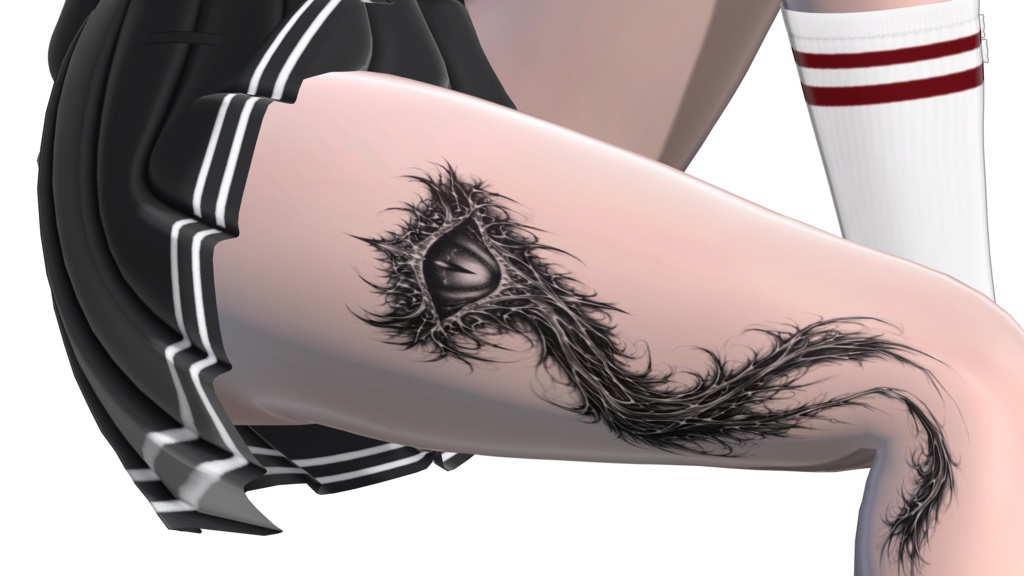 観測者 タトゥー風デカール