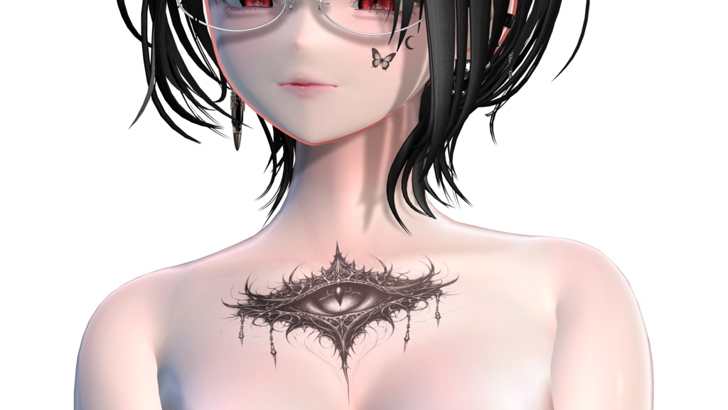 観測者 タトゥー風デカール