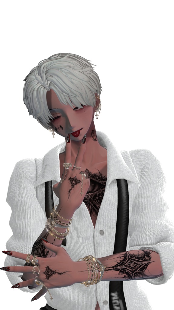 観測者 タトゥー風デカール