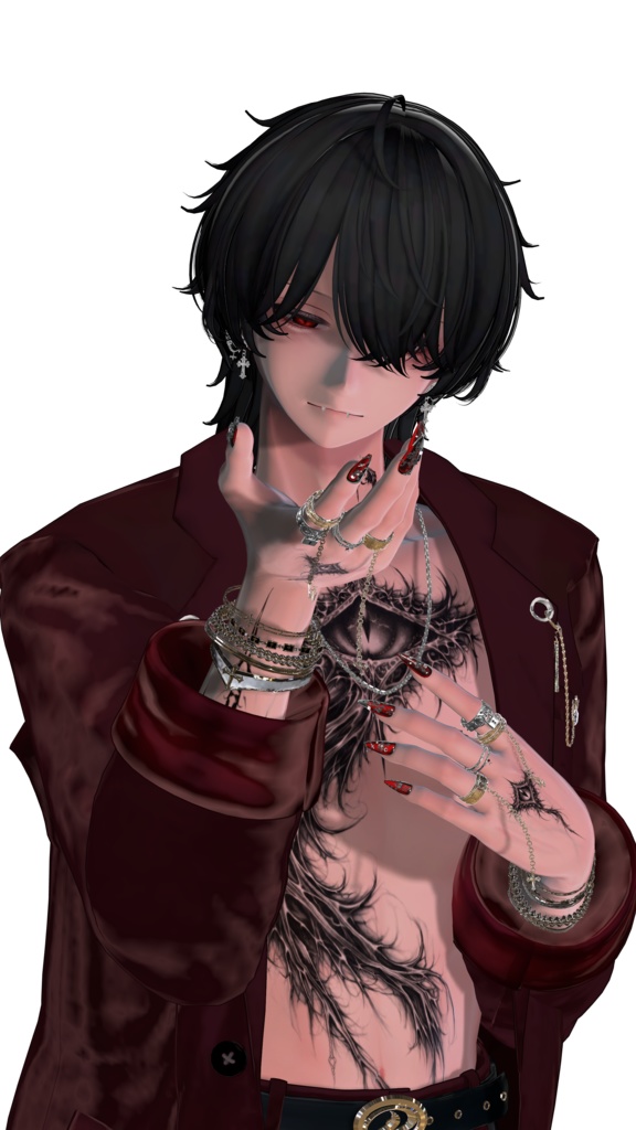 観測者 タトゥー風デカール