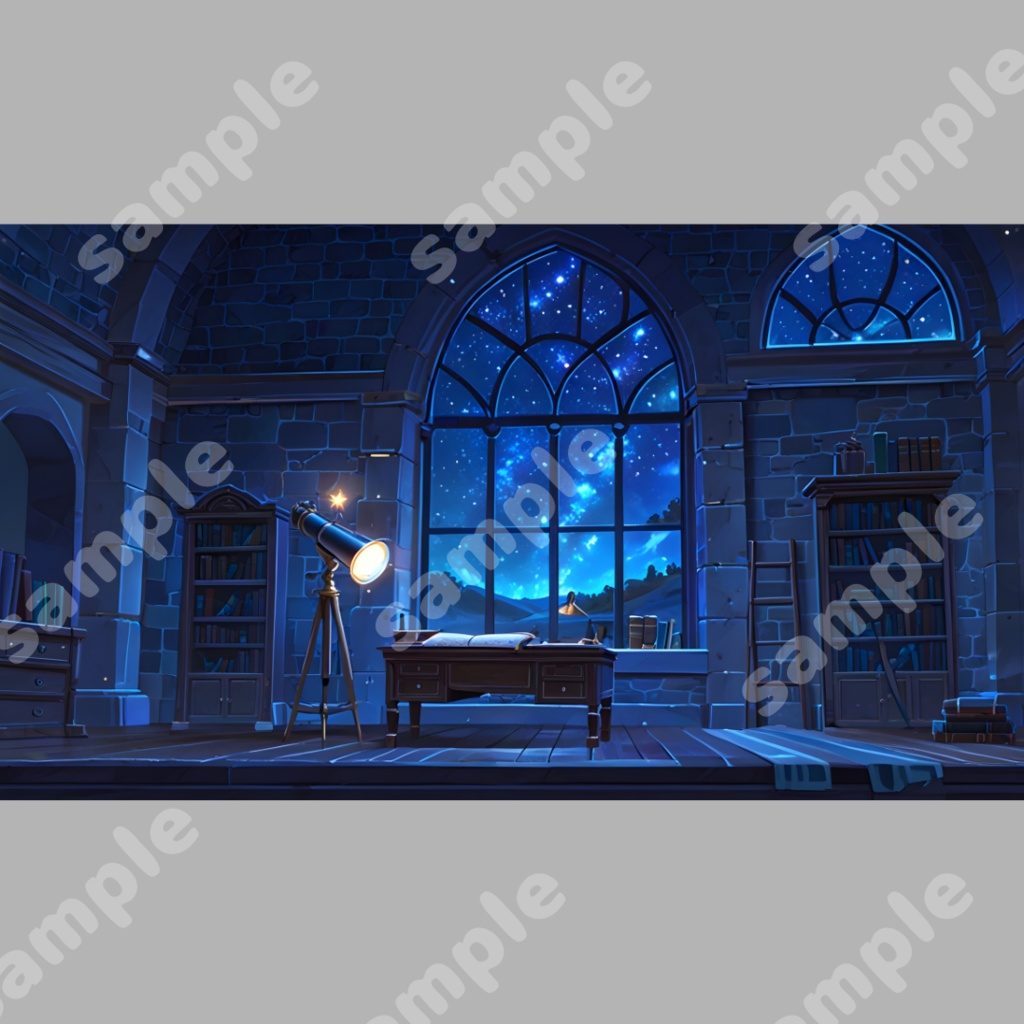 【背景素材集】星見の街 vol.1 高画質3種セット