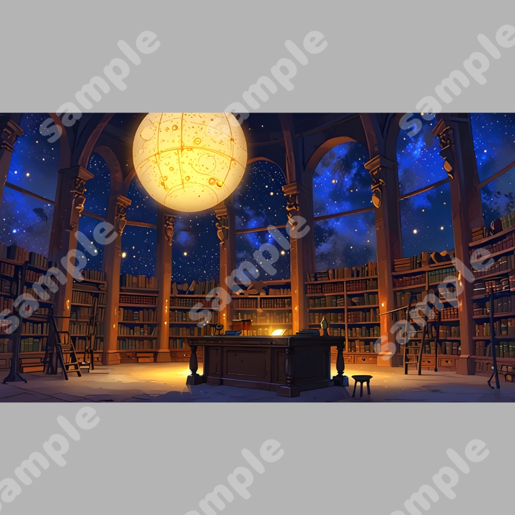 【背景素材集】星見の街 vol.1 高画質3種セット