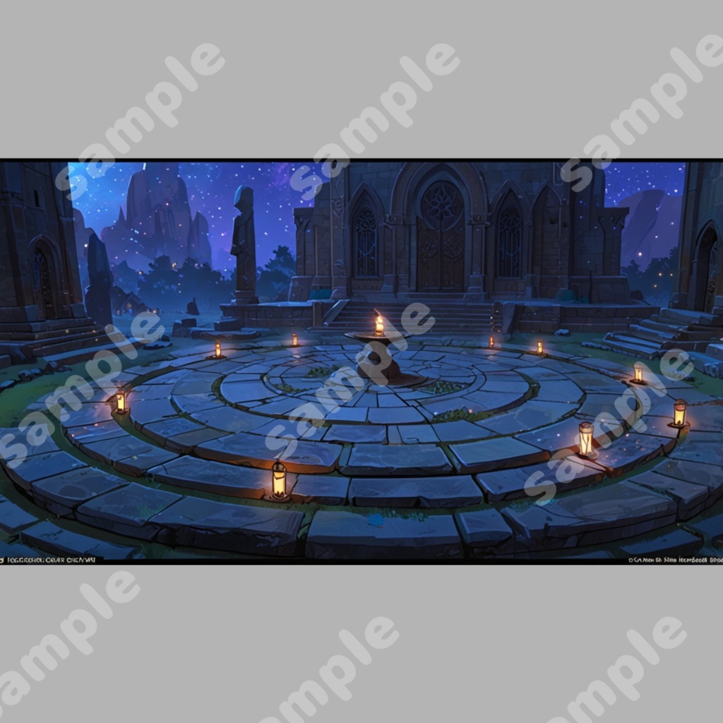 【背景素材集】星見の街 vol.2 高画質3種セット