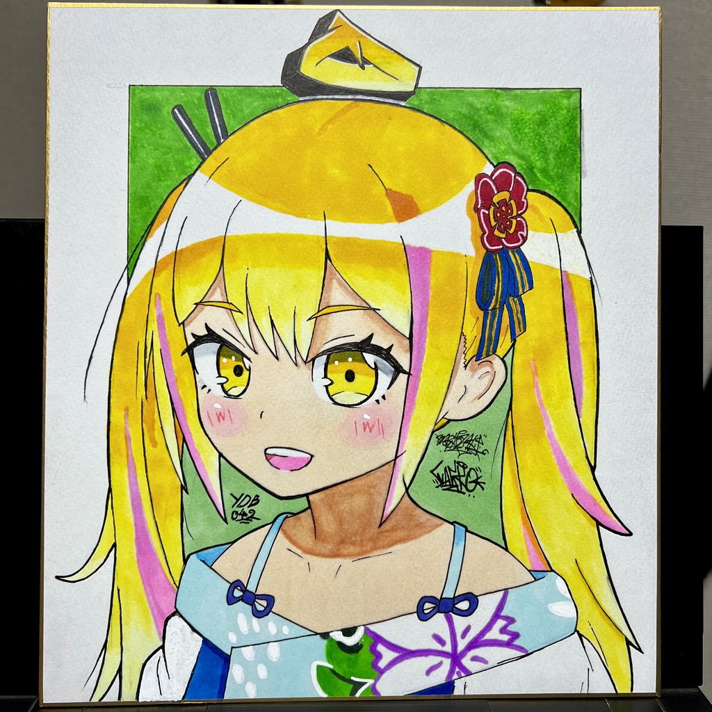 サラ・ダ・オディン　色紙絵