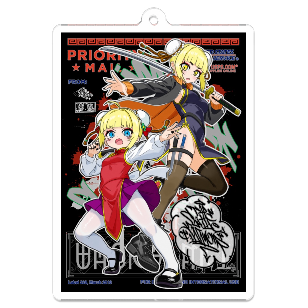 SuicideChignons アクリルキーホルダー