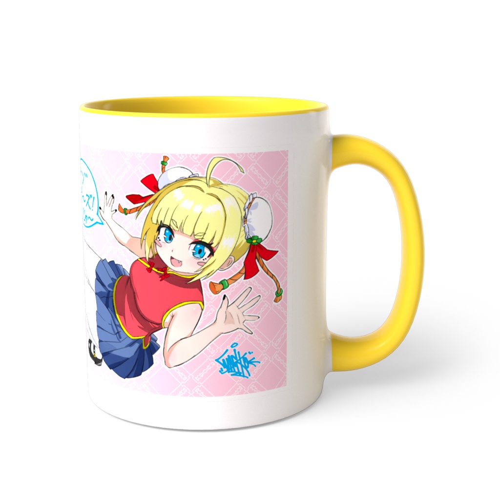 謎ポーズマグカップ