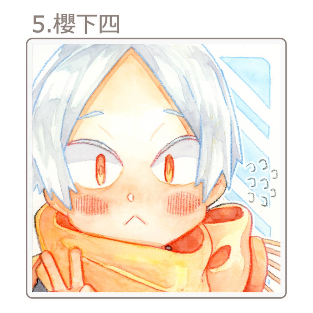 【原画】10×10展(テン・バイ・テン展)出展物 / 全8種