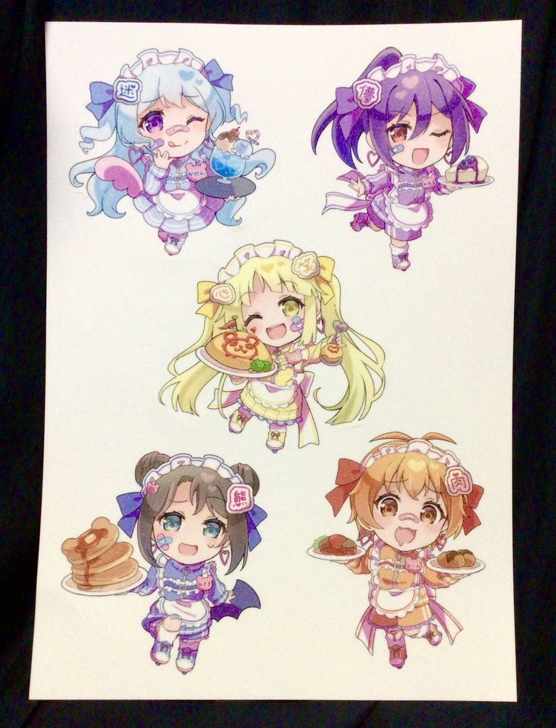 ジャージメイドハロハピステッカー