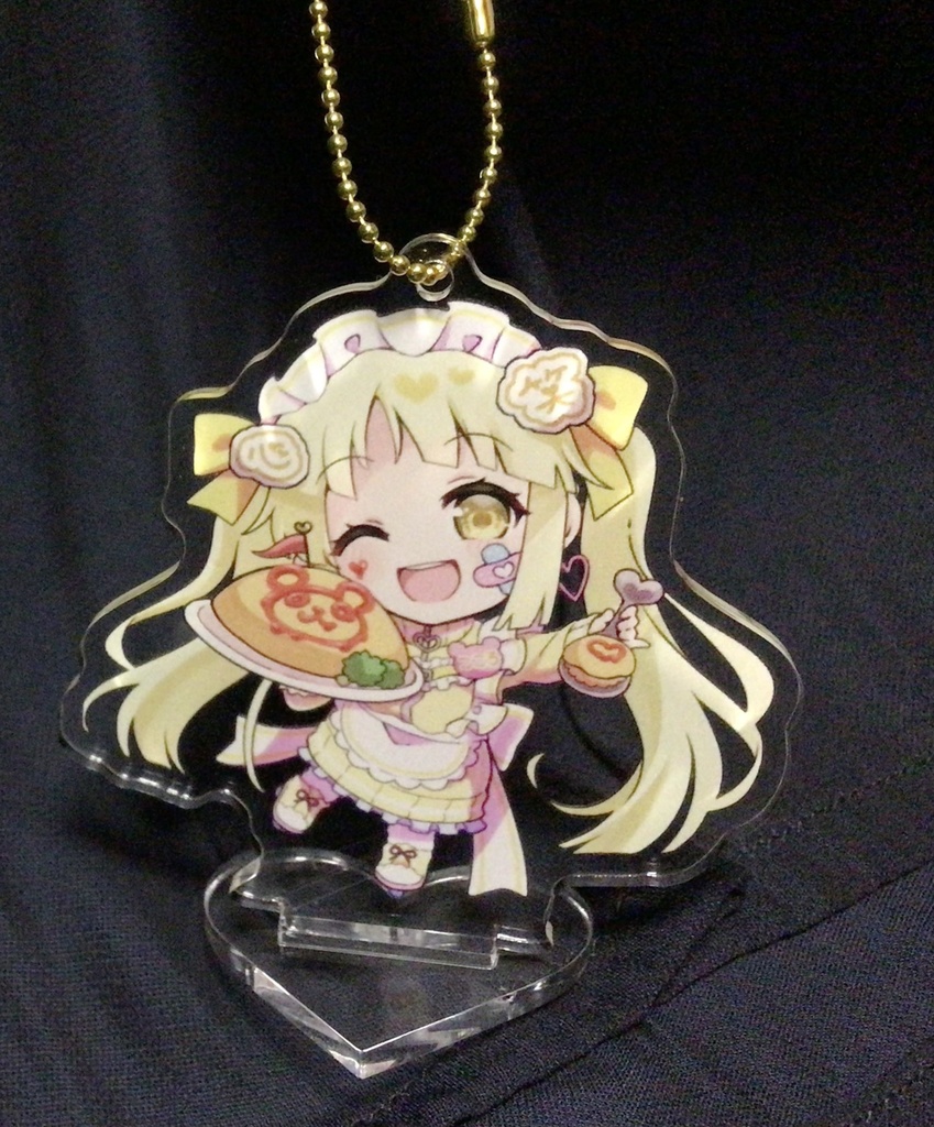 ジャージメイドこころアクスタキーホルダー