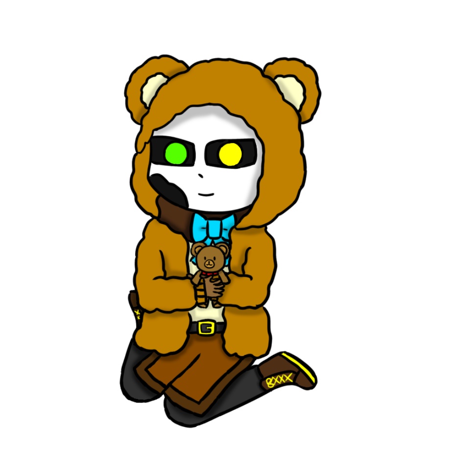 ink!sans アクリルキーホルダー(テディベアver)