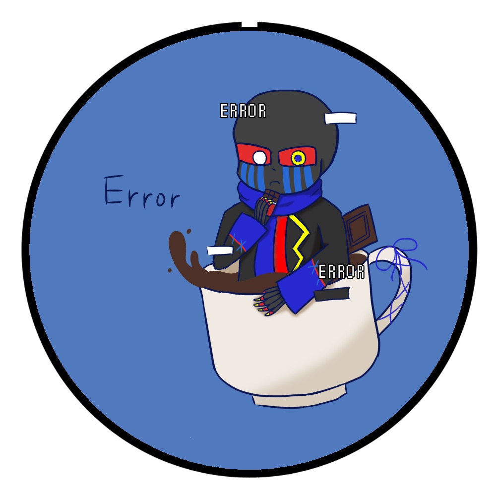 Error!sans 缶バッジ