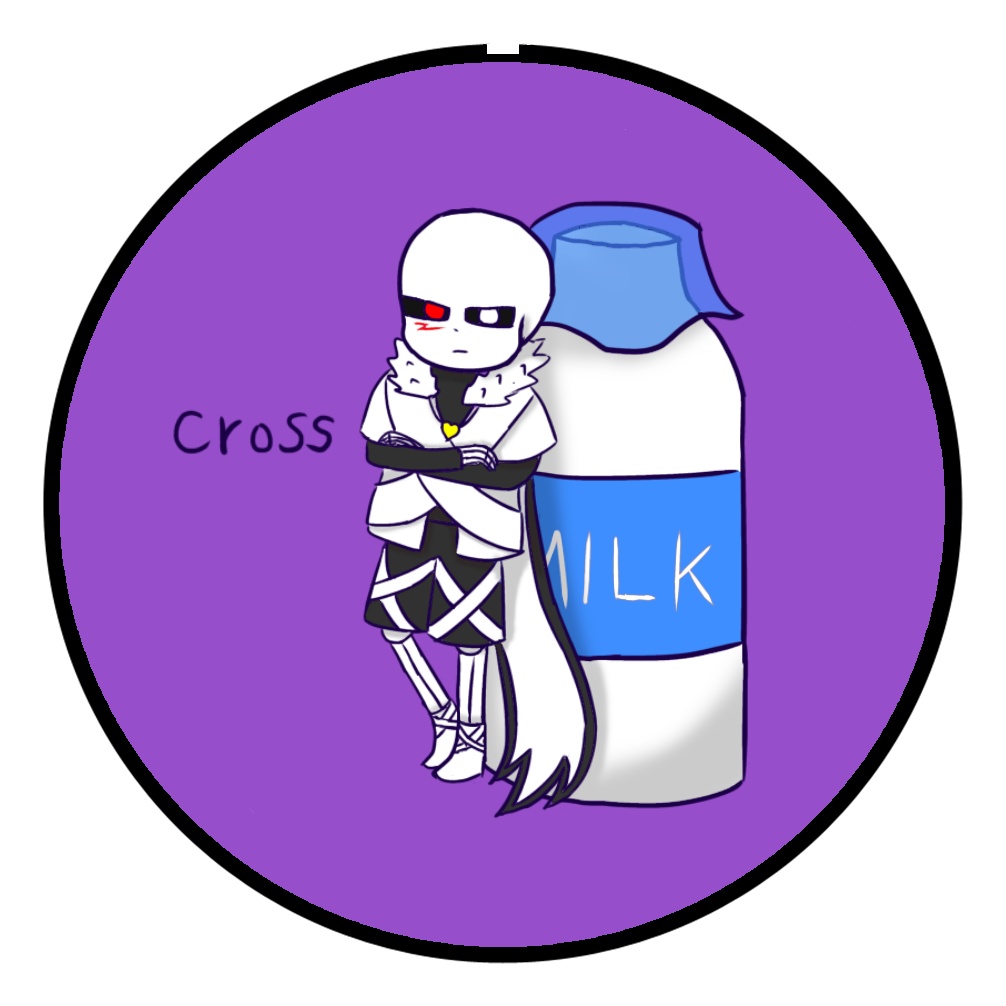Cross!sans 缶バッジ