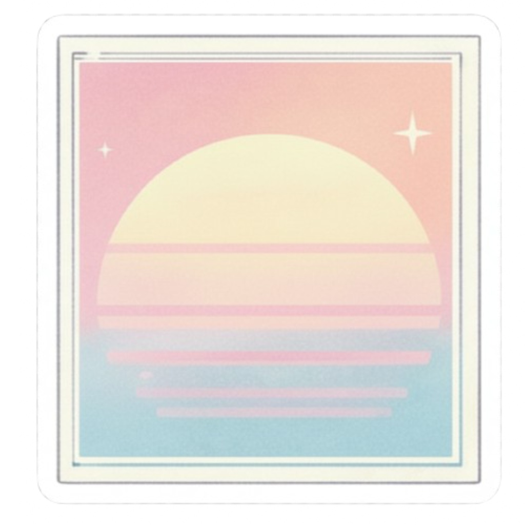 【10点セット】ネオレトロ クリップアートsummer - 90s City Pop Style -