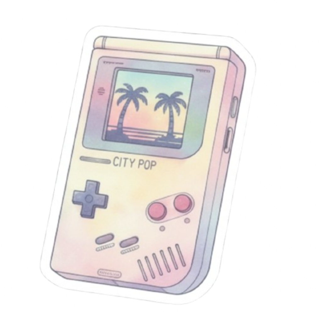 【10点セット】ネオレトロ クリップアートsummer - 90s City Pop Style -