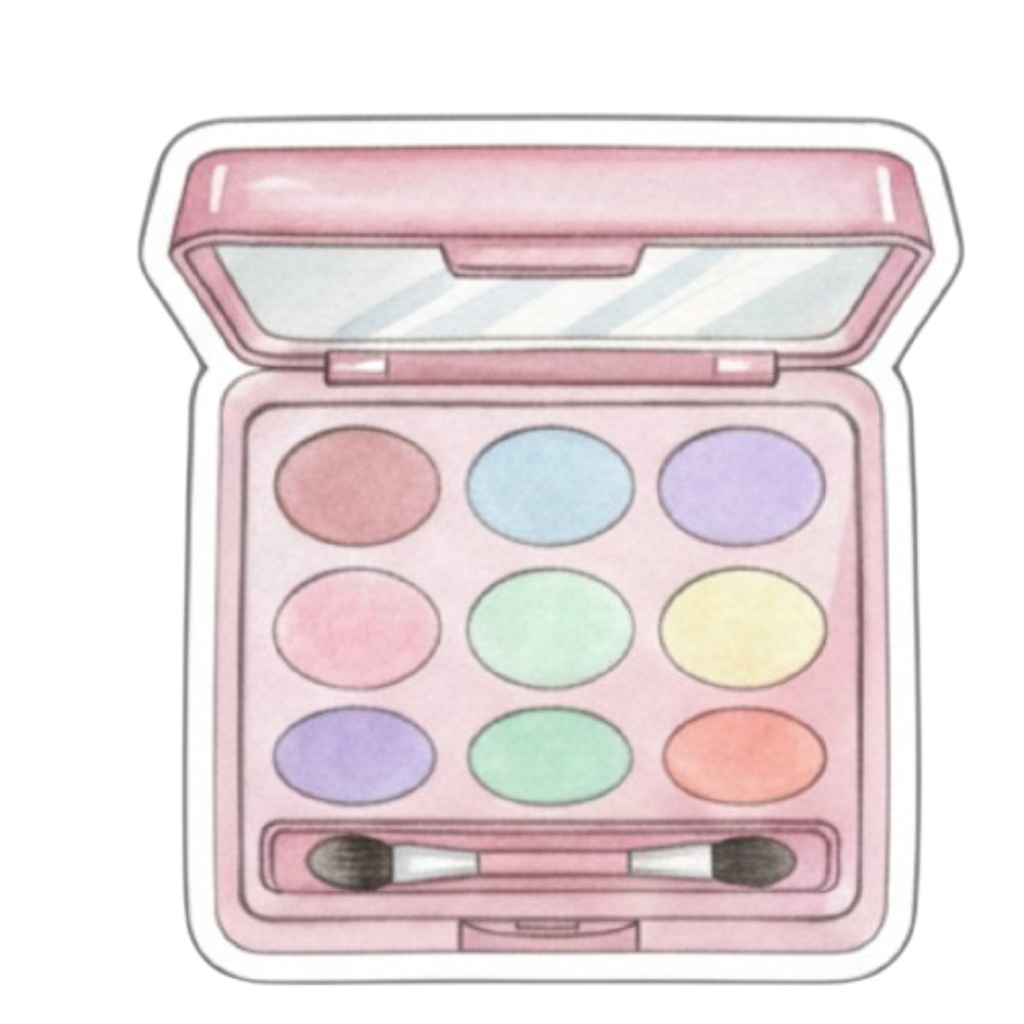 【10点セット】ネオレトロ クリップアートmake up - 90s City Pop Style -