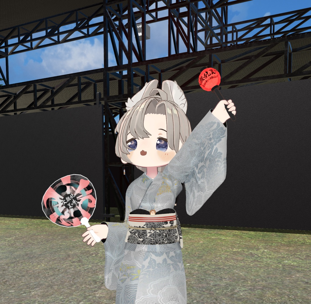 【大騒乱夏の陣公式グッズ】ペンライト、うちわ