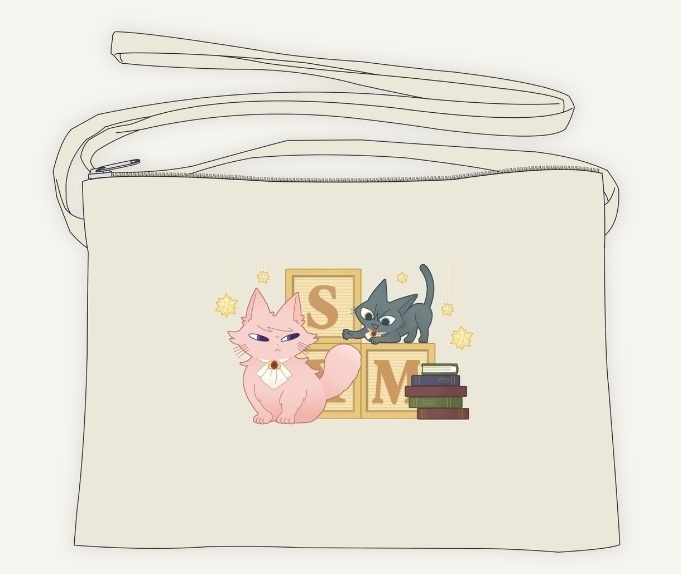  「chats mignons」サコッシュ