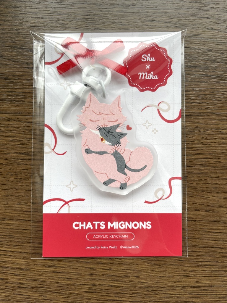 「chats mignons」アクリルキーホルダー