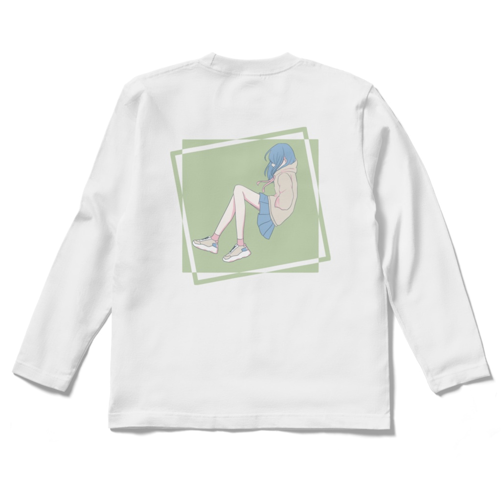 バックプリントロングリスリーブTシャツ