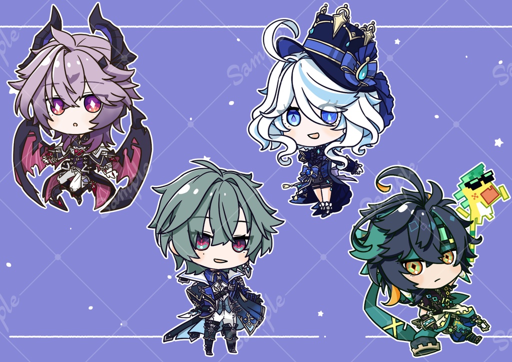 【原神】アクリルキーホルダー②